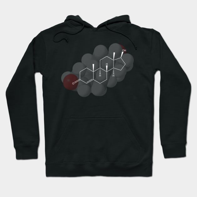 Testosterone Molecule Chemistry Hoodie by ChemECool